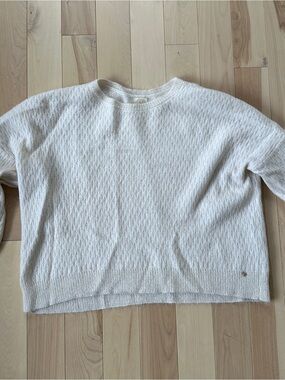 Des Petits Hauts Alpaca Merino Wool Sweater Cream Knit Size 3